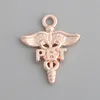 Online Wholesale Fashion Alloy PBT Medical Symbol Phlebotomy Tec Charms 19*23mm 50pcs AAC824