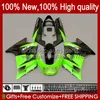 Bodys for Kawasaki Ninja Glossy Green ZZR250 ZZR-250 90 91 92 93 94 95 96 97 98 99 Bodywork 54HC.36 ZZR 250 CC 1990 1991 1998 1993 1998 1996 1997 1998 1999 Fairings OEM