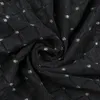 Casual Sukienki Azja Siatki Seksowna Suknia Przegląda Midi Black Side Split Crewneck Ruched Slim Fit Długi Rękaw Woman Summer Party Robe