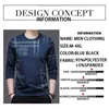 BROWON Mens Clothes Autumn Long Sleeve Tshirts T Shirt Anti-wrinkle O-Neck Pullovers Polyester T-Shirt Tops 220115