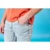 summer slim fit taperd grey jeans men wash denim trousers 10.5oz double core yarn classical SJ150391 210723