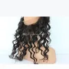 Glamorous Unprocessed Human Hair 360 Lace Band Frontal Peruvian Indian Malaysian Brazilian Virgin Hair Natural Wave 360 Closure fo1837526