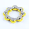 8 knots Metal Puzzle Fidget Chain Toy For Autism Chains ADHD Top Puzzles Decompression Hand Spinner Key Ring Sensory Toys Stress Relieve 0401