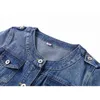 Mulheres denim jaqueta vintage chique 6xl plus size outerwear jaqueta jean quente namorado estilo streetwear básico o pescoço casaco fêmea 210422