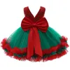 Dresses Girl Born Christmas Baby Girls Dress Fantasy Party Kostiumy Mesh Cekiny Little Princess 1 2 3 4 5 lat Odzież dziecięca