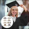 Événement Fête Fournitures Maison Garden Party Décoration 1 Set 64Pcs Graduation Verres En Papier Creative Glittery Po Props Drop Delivery 2021 U8O