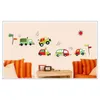 Stickers mural de voiture de dessin animé sticker garçons salle décalage décoration mur arts zooyoo7012 bricolage enfants enfants sticticles muraux accessoires mural 50 * 70 210420