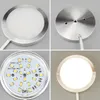 Faretto a led DC12v 3W 2835 puck Lampada da vetrina sotto l'armadio con filo da 2 metri Colla posteriore 3M o installazione a vite DownLight da cucina