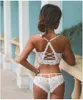 DHL Dames Holle Balette Solid Color Beauty Back Lace Underwear Sexy Vest Vrouwelijke Voeg Pad Draadloze BH NAADLOZE Lingerie toe