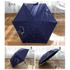 Little Prince Paraply Mini Ficka s Anti UV Folding Proteble Black Coating Sunshade Girl Small Sun S 210626