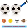 Bola de esportes Bomba kit inflador portátil mão ar para futebol basquete esporte futebol decoração completa do partido