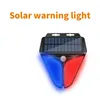 Wandlamp Waterdichte 1500mAh LED Solar Motion Sensor Lichten Outdoor Sunlight Powered Street voor Tuindecoratie