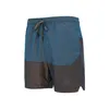 Men's Summer Lace-up Sports Fitness Shorts Colorblock Comfortable Running Casual Fashion Beach X0723