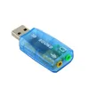 Virtual Audio Внешние разъемы USB 2.0 до 3D MIC динамики звуковой карты Adapter Adapter 5.1 Каналы для ПК Ноутбук Новое Прибытие