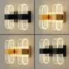 Guía de luz de línea transparente moderna Bar LED Light Luxury Creative Stiving Bedside Bedside EL Lámpara de pared 210724
