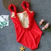 Sexy badpak vrouwen 3D bloem bodysuit backless monokini badmode vrouwelijke badpak solide beachwear voor meisjes 210712