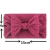 Dzieci Turban Opaski na głowę Baby Girls Hairbands Bow Knot Hairband Soft Fashion Headwraps Nylon Akcesoria do włosów