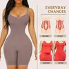 Seamless Women Fajas Bodysuit Slimming Waist Trainer Butt Lifter Push Up Corset Slim Shapewear Catsuit Body Shaper Underwear 211112