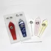 Tobakshål Novelt Carb Quartz Pipe Natural Crystal Pipes Partihandel Rökning Healing Hand