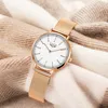 Lige Rose Gold Watch Kobiety Zegarki Ladies Creative Steel Women Bransoletka Zegarki Kobiet Wodoodporny Zegar Relogio Feminino 210517