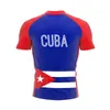 레이싱 재킷 2021 쿠바 남성과 여성 클래식 사이클링 팀 반팔 자전거 도로 산 경주 의류 야외 유니폼