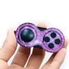 Spel Fidget Pad Toy Spinner Rainbow Coloful Camo Controller ADHD Autism Ångest Stress Relief Fun Magic Desk Handle Squeeze Toys Antistress Vuxna DHL