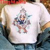 Genshin Impacto Keqing Roupas Homens Gráfico Tees Imprimir roupas Ulzzang Vintage Y0901