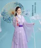 Tradycyjna Chińska Starożytna Princess Dress Trailing Hanfu Purple Suknia Sexy Kobiety Party Dresses Cosplay Kostiumy Eleganckie Vestido