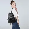 Outdoor Bags SHYMOON Women Anti-theft Backpacks Ladies Fashion Water Proof Backpack For Travel Leather Mochila School Girls 1865