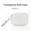 Acessórios para fone de ouvido Casos de capa de fone de ouvido para Earbuds Apple Airpods 3 Transparent Clear Case Protetor