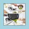 Andere Küchenwerkzeuge Küche, Essbar Hausgarten Gadgets Anti-Spill-Töpfe und Pfannen Runde Rand-Sile-Deflektor-Flüssig-Diversion-Tool RRD689