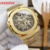 41mm Mens Orologi automatici meccanici Full 904L Acciaio inossidabile Acciaio inox Donne luminose Orologio Couples Style Classic Hollow Dial Skeleton Orologio da polso Reloj de Lujo