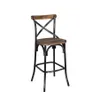 ABD Stok Yemek odası mobilya bar sandalye (1 adet) antika siyah antika meşe 96640 A54