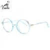 Mode Sonnenbrillen Rahmen Übergroße Runde Gläser Koreanischen Stil Schwarz Spektakel Frauen Vintage Brillen Klare Männer Oculos De 215J