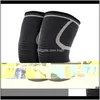 スポーツ関節疼痛関節リリーフPADWD BMPCXの肘パッド2個の膝スリーブ圧縮ブレースサポート