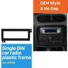 183 * 53mm One Din Car Radio Fascia DVD-ram Auto Stereo Refitting Trim Kit Dashboard för Dodge Chrysler Jeep Plymouth