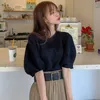 Chic Koreański Lato Khaki Wysoka Talia Plisowana Spódnica Kobiety Mid Calf Faldas Mujer Vintage Casual Elegancka Moda Office Lady Slim 210610