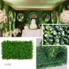 Decorative Flowers & Wreaths 9/10PCS Artificial Boxwood Panels Hedge Fence Wall Plant For Garden 40x60cm