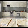 Inrichting Home GardenSolid Color Marble Wallpaper Zelfklevende Film Living Room Desktop Decor Keukenkasten Der Garderobe Contactpapier Wal