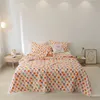 Erdbeere bedruckte Kinder Sommer Cool Quilt Tagesdecke Spitzendekor Klimatisierte Bettdecke Erwachsene Baumwolle Home Only Bettdecken-Sets