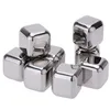 250pcs 304 Stainless Steel Ice Cube Whiskey Chilling Stones Reuseble Cooler Stone Drink Chiller Wine Bear Water Ice Cubes Ball DH5689