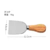 Stainless steel cheese knife fork four-piece set Wood handle baked pizza cake shovel cream knife stock wholesale