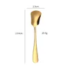 Stainless Steel Tableware Plated Color Fork Spoon Coffee Scoops Dishes Knife Gift Flatware kitchen Tools Barware Drinking Teaspoon Suits