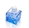 Mischfarbe 10 ml Hängende Autoparfümflaschen Anhänger Zubehör Flasche Leerer quadratischer Glaskosmetikverpackungsbehälter