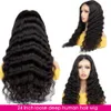 13x6 Transparent Lace Frontal Wig Brasilian Remy Loose Wave Human Hair Wigs