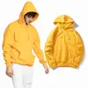 Solid Color Mens Hoodies Hooded Sweatshirts Autumn Winter Fleece Warm Red Hoodies 100% Polyester High Quality Top Thick 2010202567