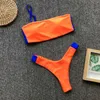 swimwear laranja neon