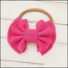 Accessoires de cheveux bébé, enfants maternité mignon gros noeud bandeau bébé filles enfant en bas âge bandeau élastique noué en nylon turban bandeau noeud papillon Dro