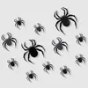 3d grandi adesivi di ragno Halloween Eve Feste Decorazioni per la casa Realistic Spiders Adesivo per la finestra della parete della camera Scarica Dis interdusta 12pcs/pacchetto th0101