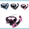 Водные виды спорта на открытом воздухе нынешним маски для дайвинга, герметичные подводное плавание подводное плавание подводное плавание очки с легким дыханием сухой акваланги
